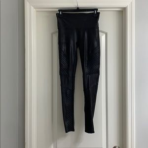 Spanx Faux Leather Moro Leggings